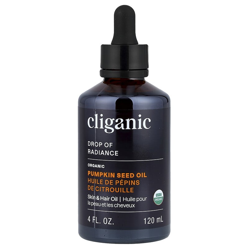 Óleo da Semente de Abóbora Orgânica, 120 ml (4 fl oz)