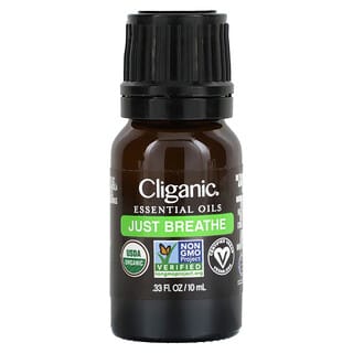 Cliganic, Ätherische Ölmischung, einfach atmen, 10 ml (0,33 fl. oz.)