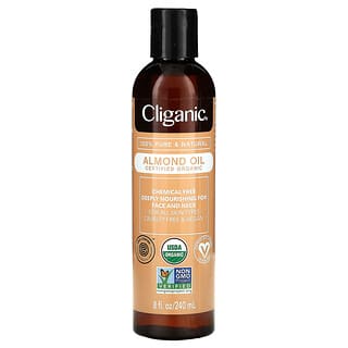 Cliganic, Aceite de almendras orgánicas, 240 ml (8 oz. líq.)