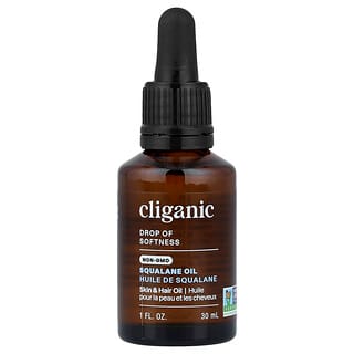 Cliganic, 100% Pure & Natural Squalane Oil, 1 fl oz (30 ml)