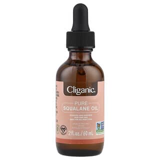 Cliganic, %100 Saf ve Doğal Squalane Yağı, 2 fl oz (60 ml)