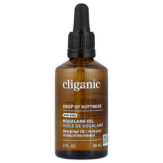 Cliganic, Drop of Softness™, Huile de squalane, 60 ml