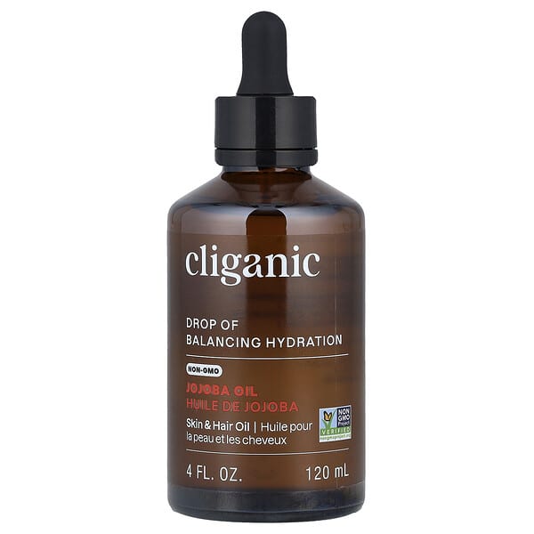 Cliganic, Jojoba Oil, For Oily & Combination Skin, 4 fl oz (120 ml)