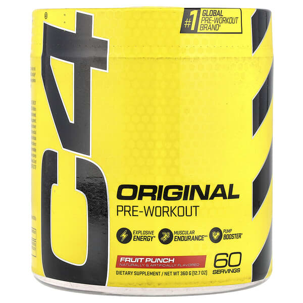 C4 / Cellucor, C4 Original Explosive，鍛鍊前，水果混合，13.8 盎司（390 克）