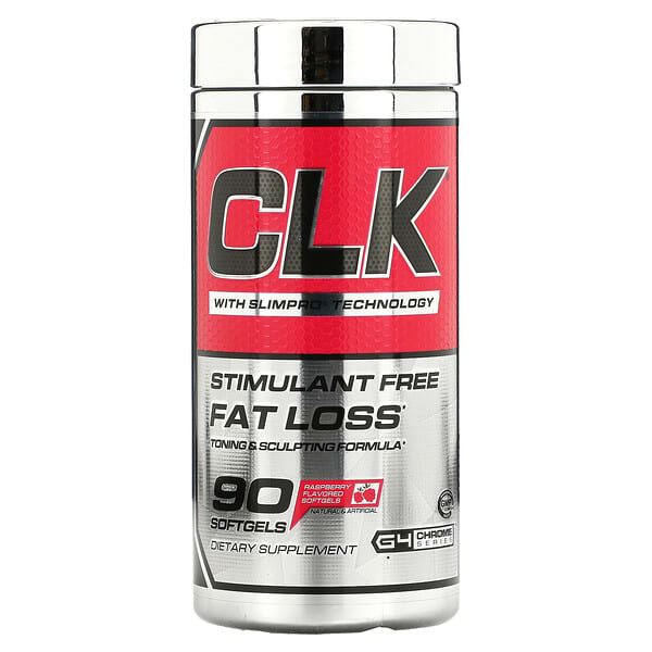 Cellucor, CLK，不使用興奮劑減脂，覆盆子口味，90粒軟膠囊