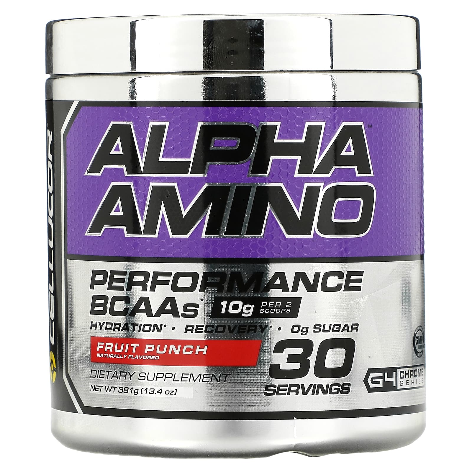Cellucor, Alpha Amino, Performance BCAAs, Fruit Punch