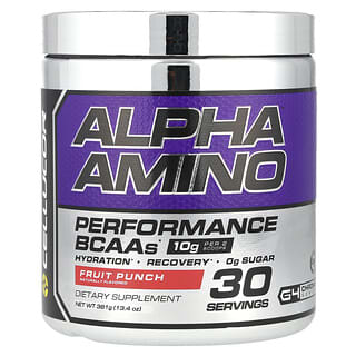 C4 / Cellucor, Alpha Amino，提升表现的支链氨基酸，果汁喷趣酒，13.4盎司（381克）