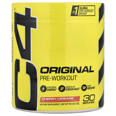 C4 / Cellucor, C4® Original, Pre-Workout Formula, Cherry Lime Juice, 6.1 oz (174 g)