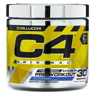 Cellucor, C4 Original Explosive, Pre-Workout, Icy Blue Razz, 6.88 oz (195 g)