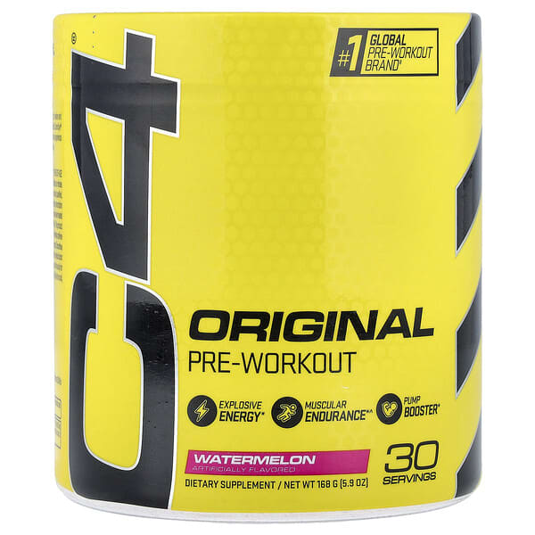 C4 / Cellucor, C4® Original, Pre-Workout, Watermelon, 5.9 oz (168 g)