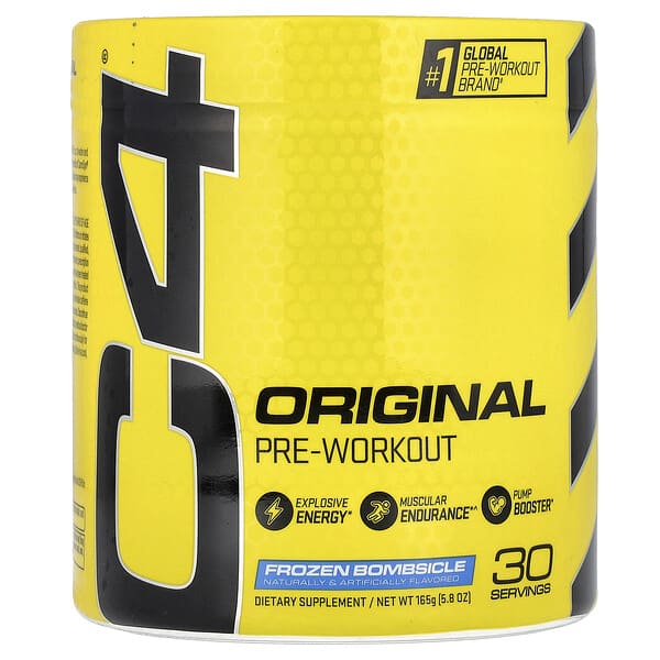 C4® Original, Pre-Workout, Frozen Bombsicle, 5.8 oz (165 g)
