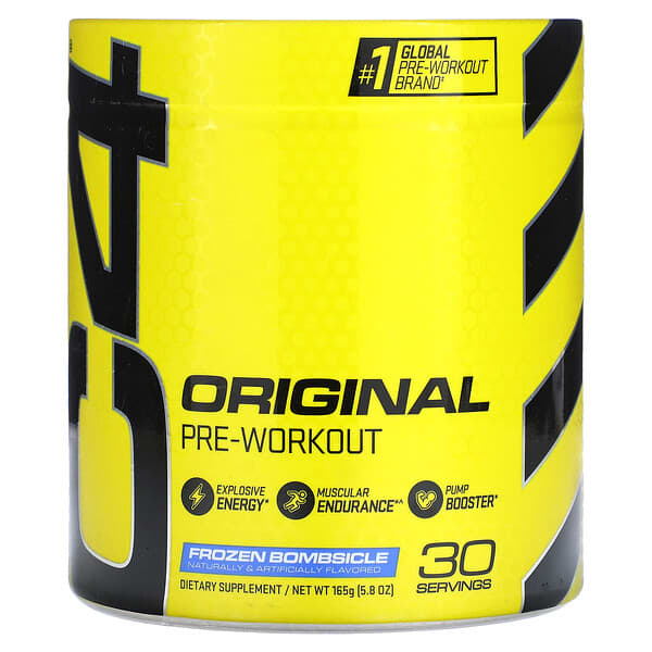 C4 / Cellucor, C4 Original，鍛鍊前配方，冰棒口味，5.8 盎司（165 克）