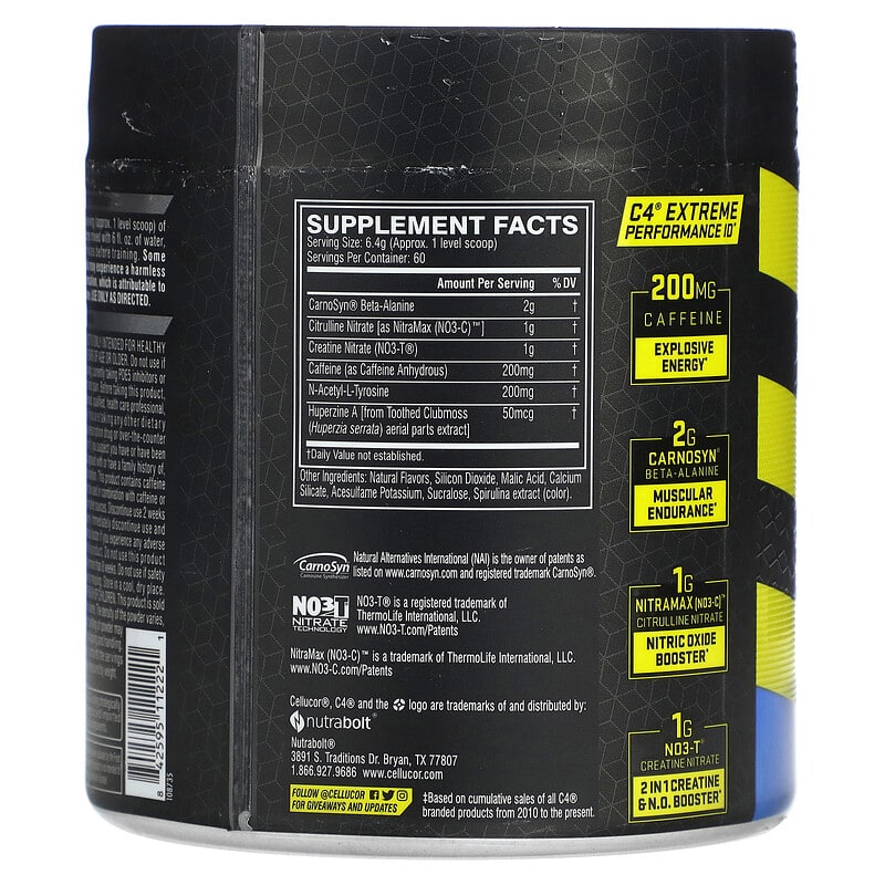 C4 Extreme Explosive Pre Workout