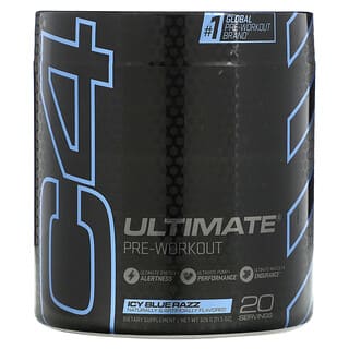 Cellucor, C4 Ultimate Pre-Workout, Icy Blue Razz, 11.5 oz (326 g)