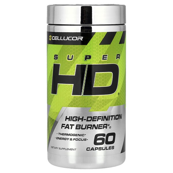 C4 / Cellucor, Super HD®, High-Definition Fat Burner, 60 Capsules