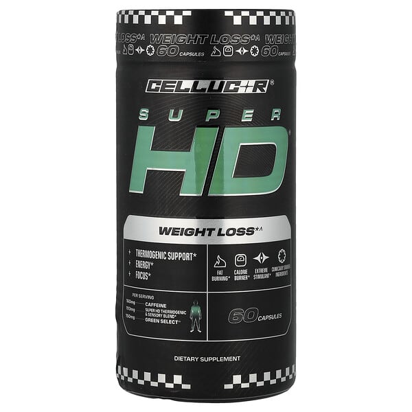 C4 / Cellucor, Super HD，高解析脂肪燃燒劑，60 粒膠囊