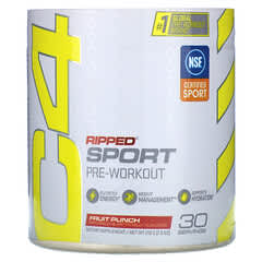 سيلوكور‏, C4 Ripped Sport ، لما قبل التمرين ، كوكتيل فواكه ، 9 أونصة (255 جم)
