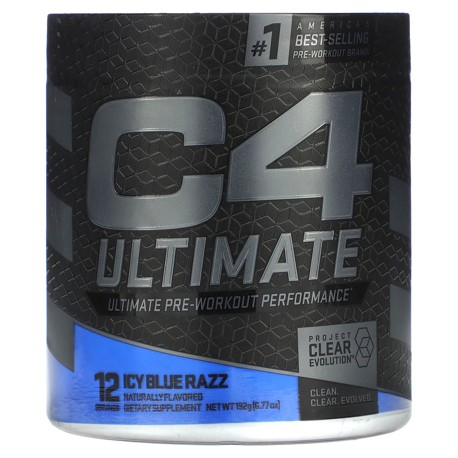 Cellucor, C4 Ultimate, PreWorkout Performance, Icy Blue Razz, 6.77 oz