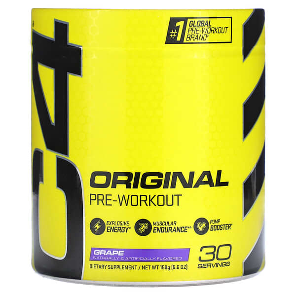 Cellucor, C4 Original, PreWorkout, Grape, 5.6 oz (159 g)