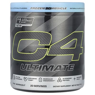 C4 / Cellucor, C4® Ultimate, Pre-Workout, Frozen Bombsicle, 14.1 oz (400 g)