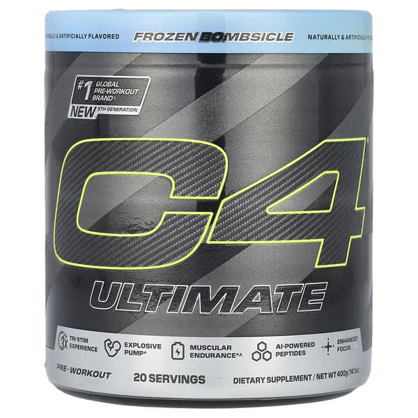 C4 Ultimate, Pre-Workout, Frozen Bombsicle, 14.1 oz (400 g)