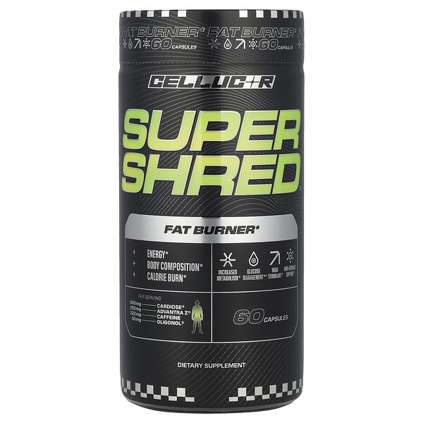 Super Shred, Fat Burner, 60 Capsules