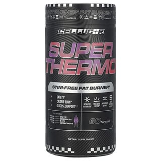 Cellucor, Suplemento para quemar grasas sin estimulantes Super Thermo™, 60 cápsulas