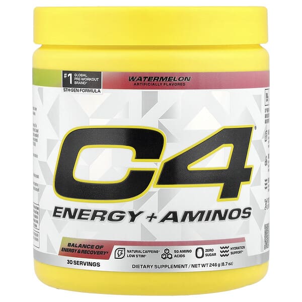 C4 / Cellucor C4® Energy + Aminos, Watermelon, 8.7 oz (246 g)