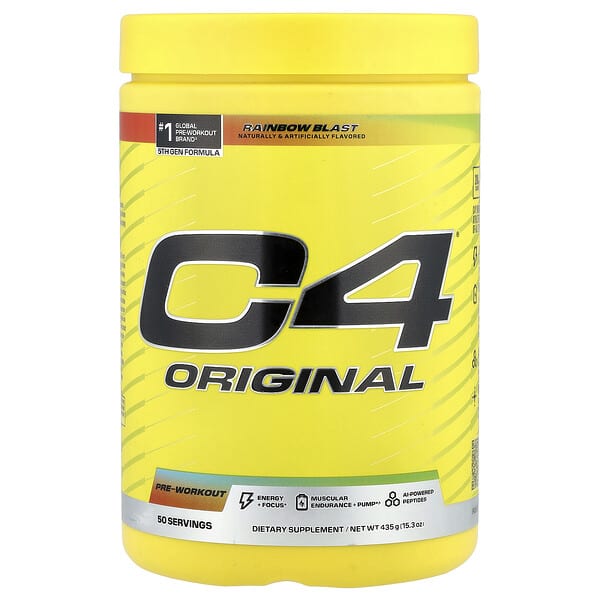 C4 / Cellucor C4® Original, Pre-Workout, Rainbow Blast, 15.3 oz (435 g)