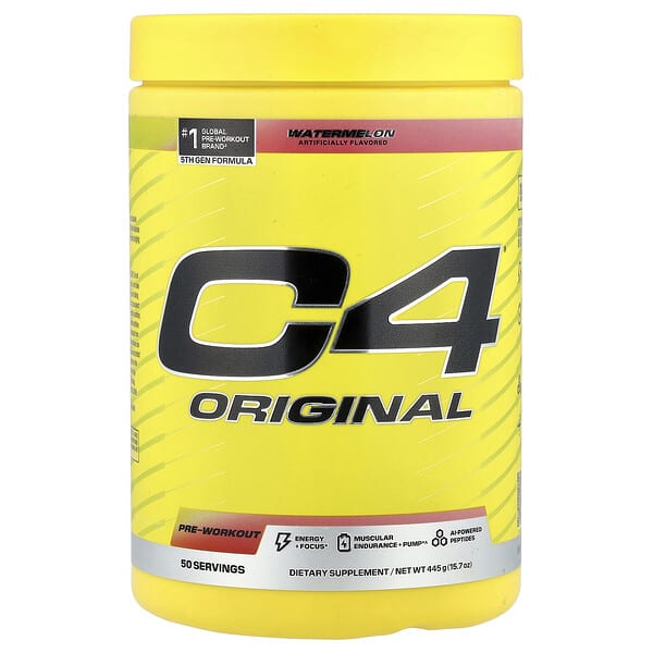 C4 / Cellucor, C4® Original, Pre-Workout, Watermelon, 15.7 oz (445 g)