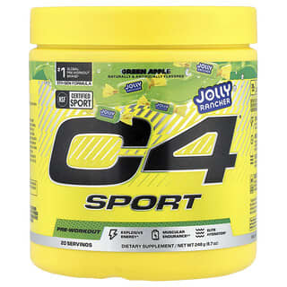 C4 / Cellucor, C4® Sport, Pre-Workout, Jolly Rancher Green Apple , 8.7 oz (248 g)