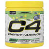 C4 / Cellucor, C4® Energy + Aminos, Jolly Rancher Groene Appel, 8,6 oz (243 g)