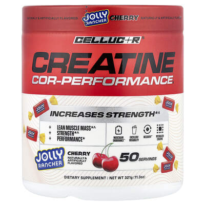 C4 / Cellucor, Cor-Performance® Creatine, Jolly Rancher, Cherry Flavor, 11.3 oz (321 g)