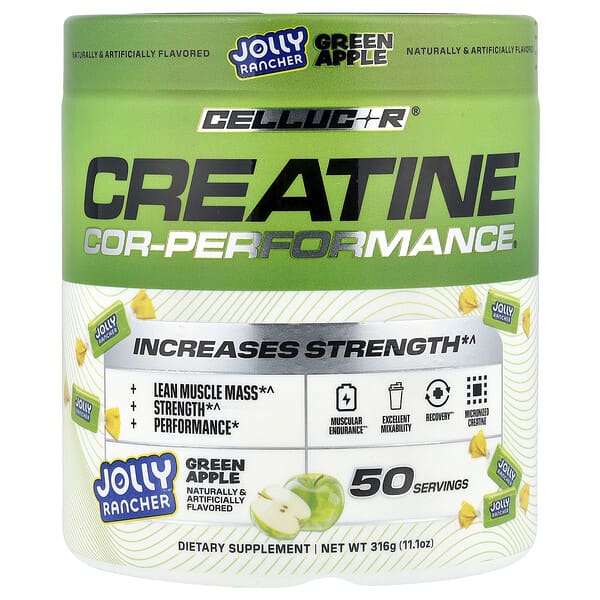 C4 / Cellucor, COR-Performance® Creatine, Jolly Rancher, Green Apple, 11.1 oz (316 g)