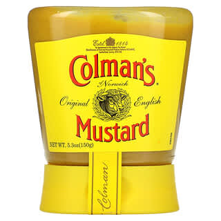 Colman's, классическая английская горчица, 150 г (5,3 унции)