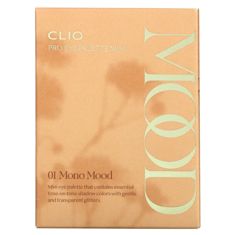 Pro Eye Palette Mini, 01 Mono Mood, 1 Mini Palette