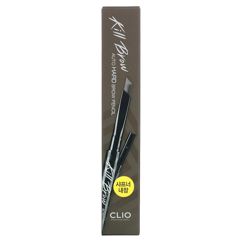 Kill Brow, Auto Hard Brow Pencil, 01 Natural Brown, 0.01 oz (0.31 g)