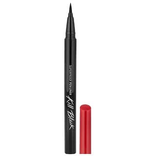 Clio, Superproof Pen Liner, Kill Black, 01 Black, 0.01 fl oz (0.55ml)