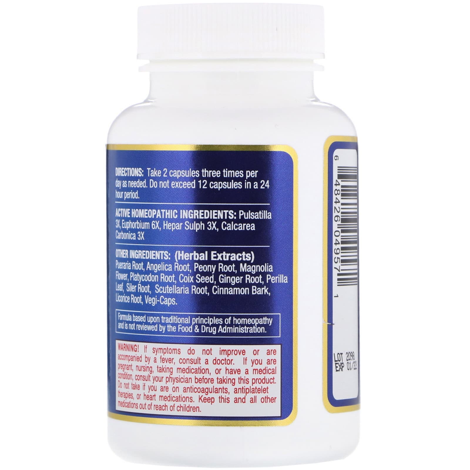 Clear Products, Klare Nebenhöhlen und Ohren, 60 Kapseln