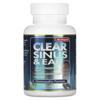 Clear Products, Clear Sinus & Ear, 60 капсул