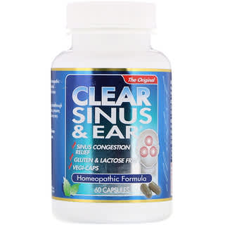 Clear Products, Clear Sinus & Ear, 60 Cápsulas