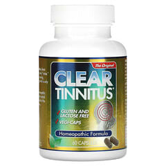 Clear Products, Clear Tinnitus, средство от звона в ушах, 60 капсул