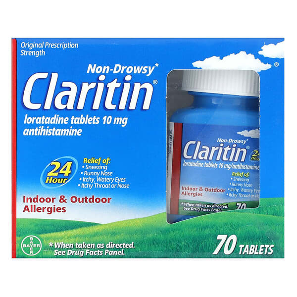 Claritin, Non-Drowsy คลาริติน ขนาด 10 มก. บรรจุ 70 เม็ด