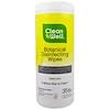 Botanical Disinfecting Wipes, Lemon Scent, 35 Wet Wipes, 7 in x 8 in (117. cm x 20.3 cm)