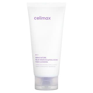 Celimax, Derma Nature Relief, Espuma de limpieza para equilibrar el pH, Madecica, 150 ml (5,07 oz. Líq.)