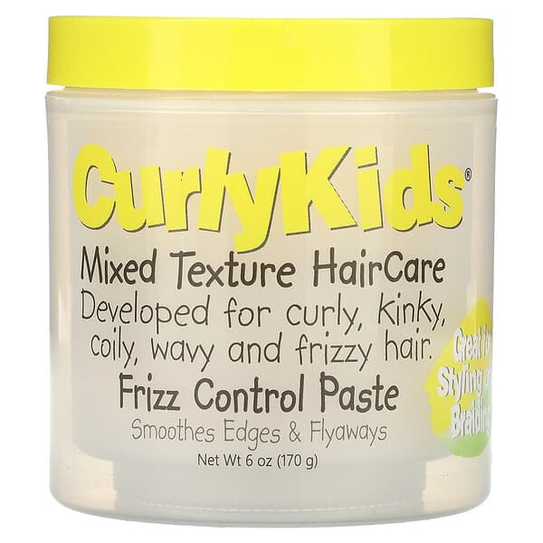 CurlyKids‏, Mixed Texture Hair Care, Frizz Control Paste, 6 oz (170 g)