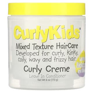 CurlyKids, Crema para rizos, Acondicionador sin enjuague`` 170 g (6 oz)