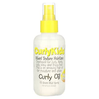 CurlyKids, Curly Oil Sheen Mist, спрей, 138 мл (4,6 жидк. Унции)
