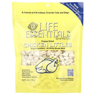 Cat-Man-Doo, Life Essentials, Freeze Dried Chicken Littles,  For Cats & Dogs, 5 oz (142 g)