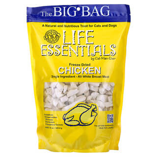 Cat-Man-Doo, Life Essentials, Freeze Dried Chicken, For Cats and Dogs, 16 oz (453.6 g)
